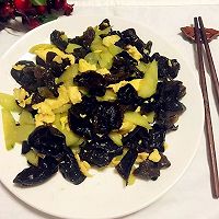 【蓓妈美食】木耳黄瓜炒鸡蛋的做法图解6
