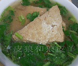 豆泡汤——炸豆腐的做法