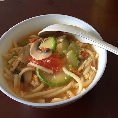 上面
