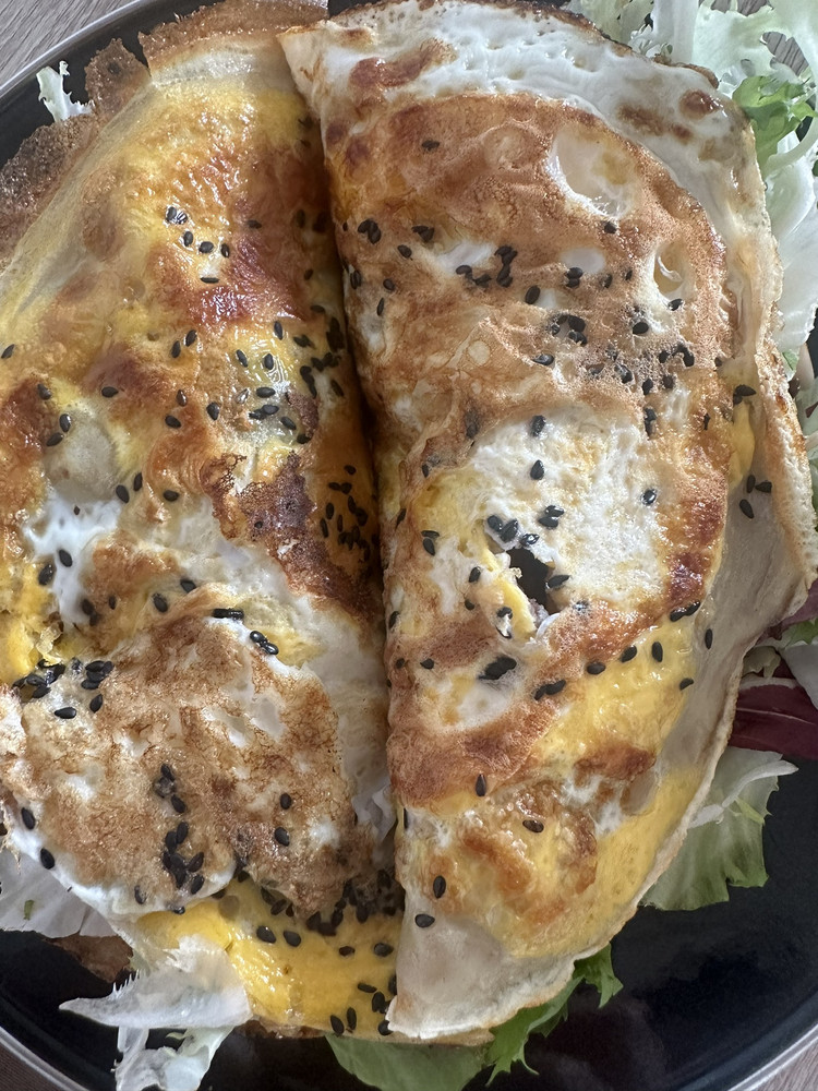 家庭版煎饼果子✨嘎嘎好吃的做法