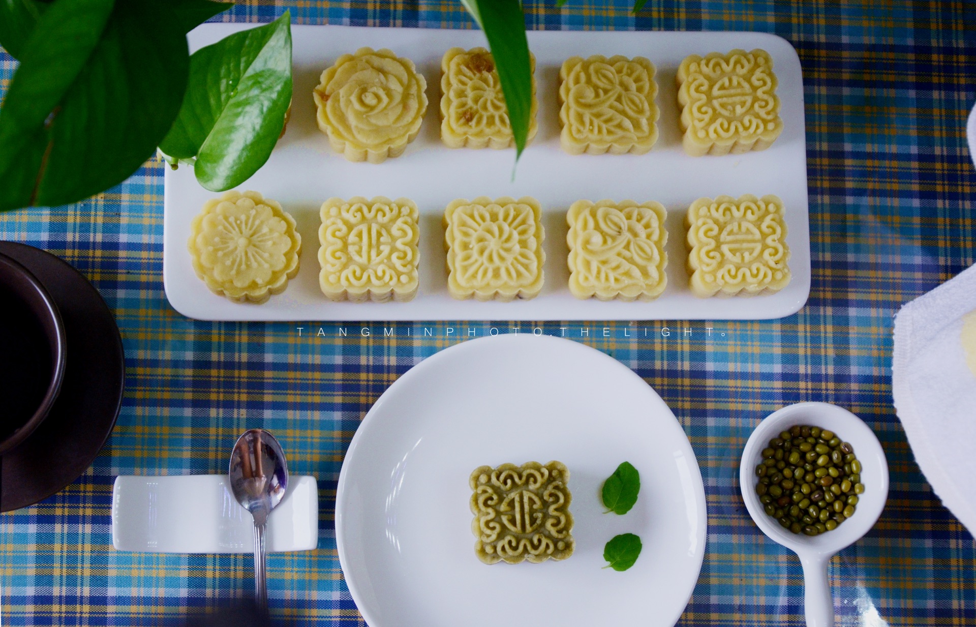 用动图教你自制绿豆糕（带皮绿豆版）的做法步骤图 - 君之博客|阳光烘站