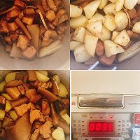 土豆红烧肉的做法图解7