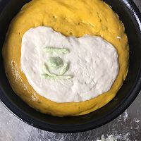 #一道菜表白豆果美食#双色发糕的做法图解9