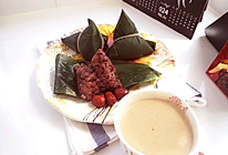 #包个粽子过端午#红枣红豆紫糯米粽的做法