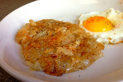 经典美式早餐——脆薯饼