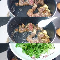 香菜炒牛肉（下饭好物）的做法图解4
