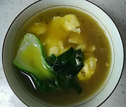 青菜鸡蛋汤的做法