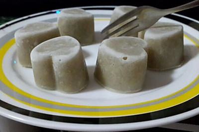 自制爱心桂花绿豆冰棒