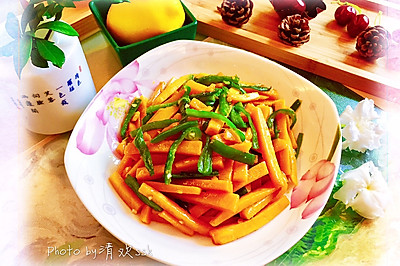 素食也美味-青椒南瓜