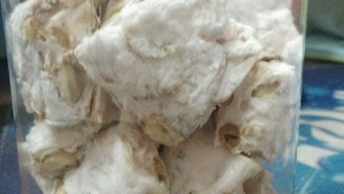 烤箱版简易牛轧糖