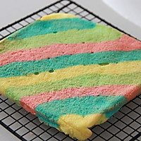 让人心情愉悦的彩虹蛋糕卷（详细步骤）的做法图解16