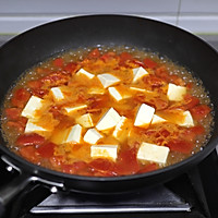 金针菇番茄豆腐汤的做法图解5