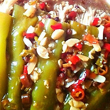 青椒酿金针菇（烧烤味）