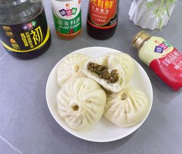 #味达美年味小馆#梅菜肉末包的做法