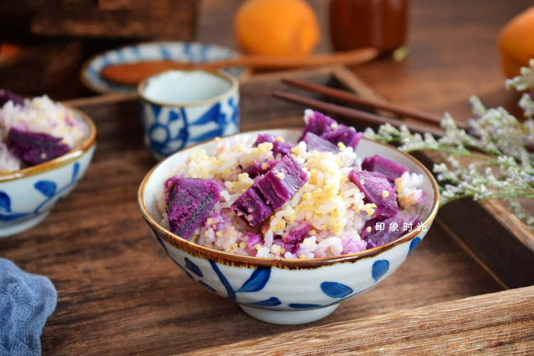 紫薯小米饭的做法