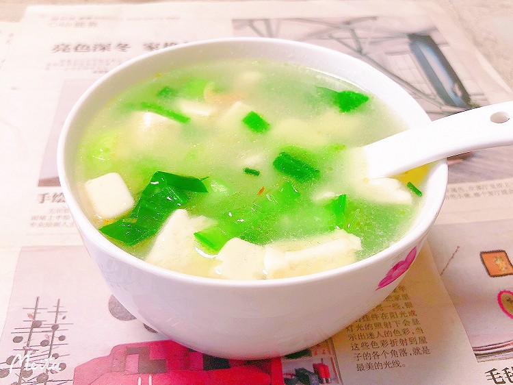 鲜美～豆腐汤的做法