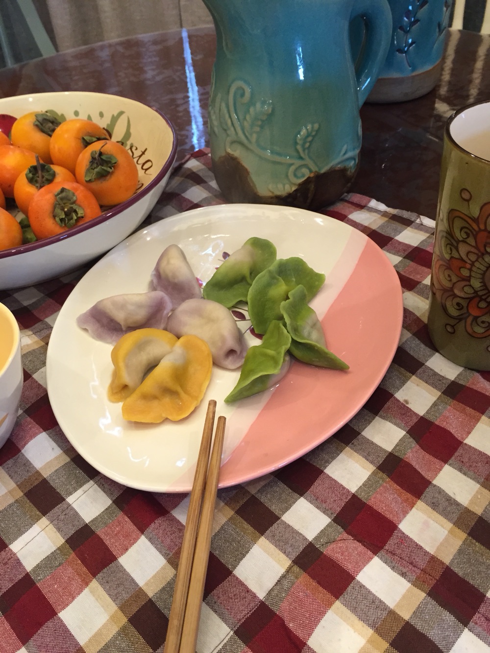 Dumplings stuffed with cabbage