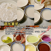 糯叽叽水果椰汁卷的做法图解2