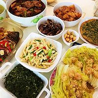 清蒸蒜茸虾仁娃娃菜盖粉丝的做法图解8