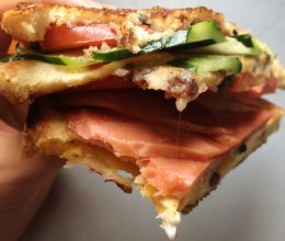 苹果自制营养早餐—三明治的做法