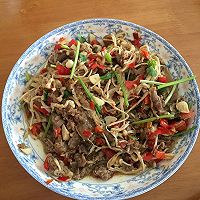 金针菇炒肥牛的做法图解4