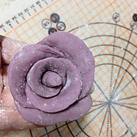 玫瑰紫薯馒头的做法图解16
