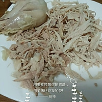 上汤鸡丝烩茭白的做法图解3