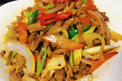 葱爆羊肉片