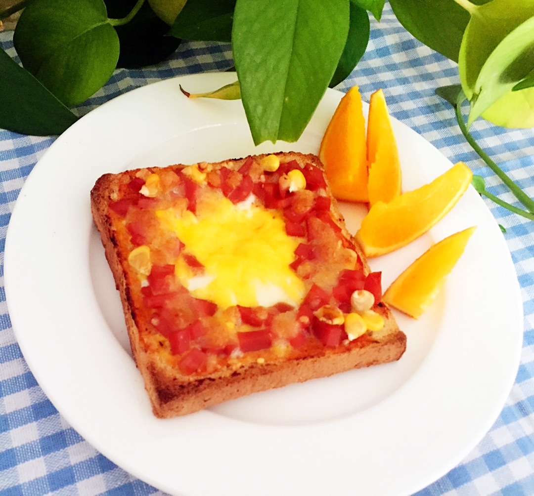 Toast sun egg