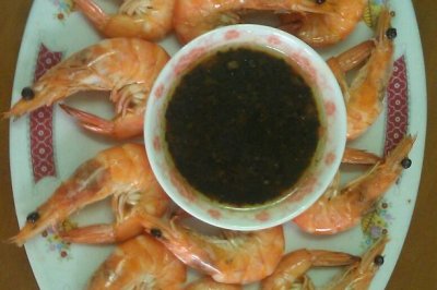 白灼鲜虾