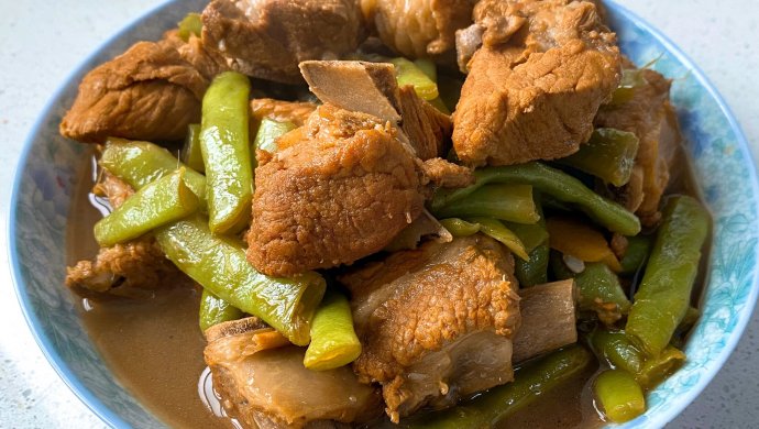 红烧排骨四季豆