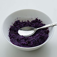 快手营养紫薯小甜点的做法图解2