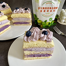 紫薯泥奶油蛋糕