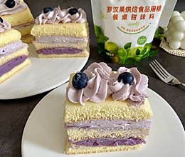 紫薯泥奶油蛋糕的做法