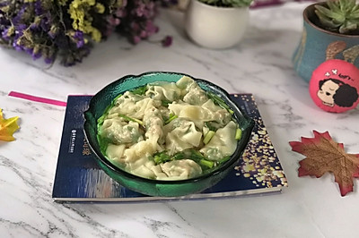 荠菜肉末小馄饨
