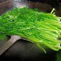 肉末萝卜苗的做法图解3