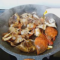#快手又营养，我家的冬日必备菜品#豆豉炒螃蟹的做法图解6