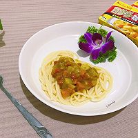 暖心咖喱意面#百梦多圆梦季#的做法图解12