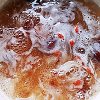 牛奶桃胶皂角米雪燕羹的做法图解5