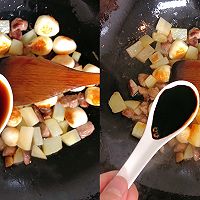 鹌鹑蛋烧肉的做法图解8