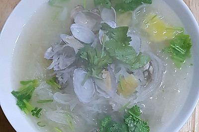 萝卜丝花蛤汤