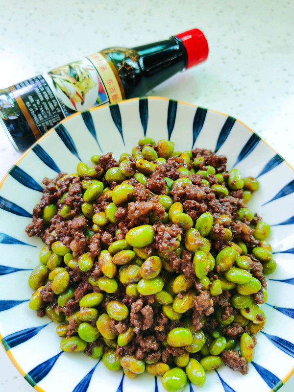 牛肉沫烧青豆
