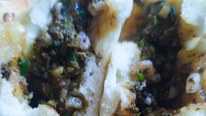 核桃花酱肉包