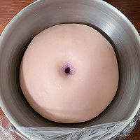 奶香味十足❗️巨松软的紫薯雪顶包❗️超详细的做法图解10
