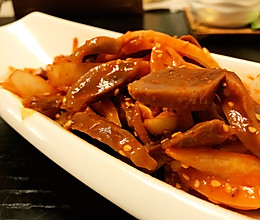 韩式拌鸡胗的做法