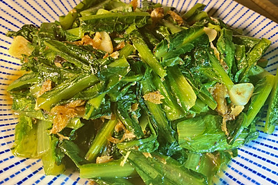 巨下饭的鲮鱼炒麦菜