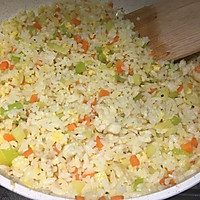 鸡茸时蔬芝士焗饭，剩米饭的华丽变身的做法图解7