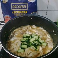 #福临门 福如东海#黄瓜鸡蛋牛肉面的做法图解11