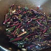 炝炒红菜苔的做法图解3