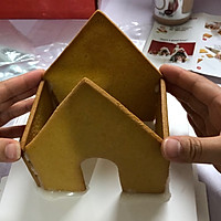圣诞节要自己DIY一个姜饼屋才有仪式感。可以吃的的做法图解5